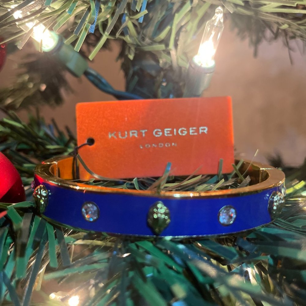 New Kurt Geiger Enamel Eagle Bangle w/ Dust bag